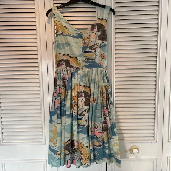 Boden Nancy Blue Riviera Dress Women Size 6R - Picture 7 of 16
